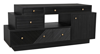 Noir Medici Sideboard in Charcoal GCON417CH