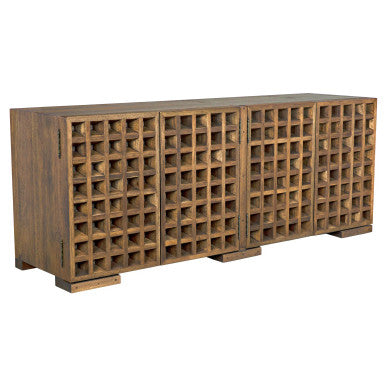 Noir Nuala Sideboard in Dark Walnut GCON420DW