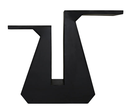 Noir Gaston Console/Side Table in Matte Black GCON422MTB