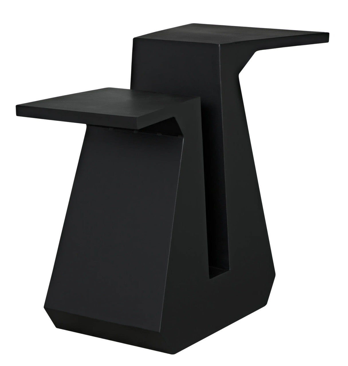 Noir Gaston Console/Side Table in Matte Black GCON422MTB