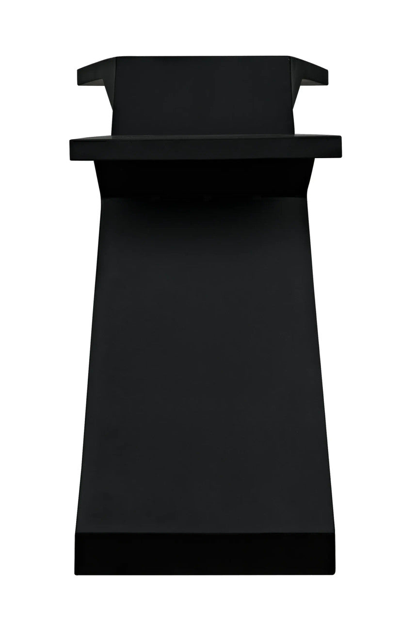 Noir Gaston Console/Side Table in Matte Black GCON422MTB