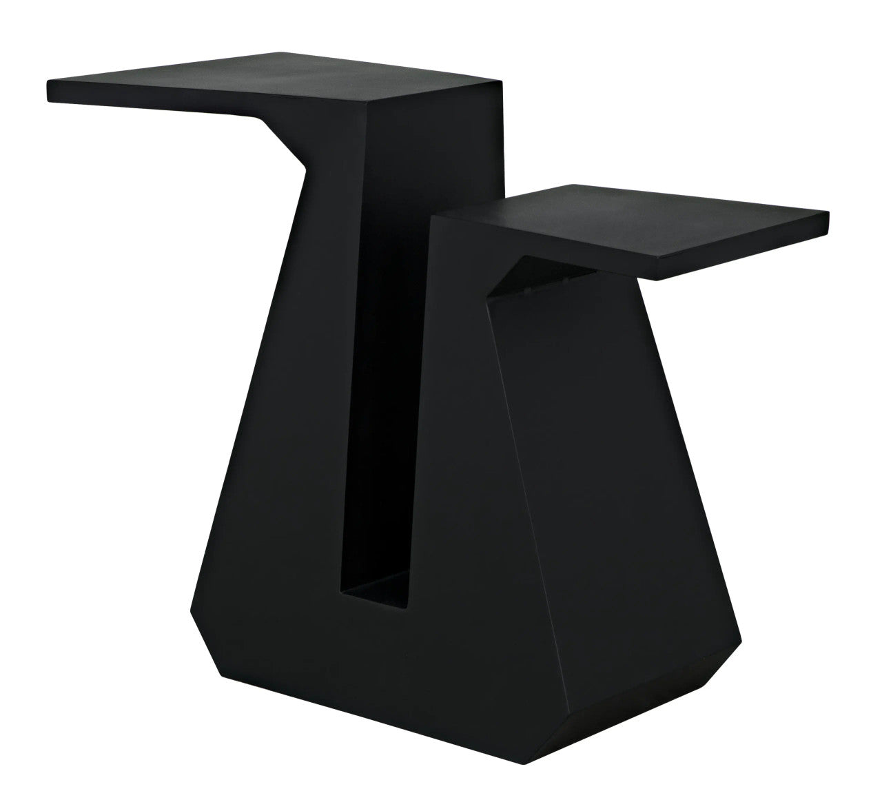 Noir Gaston Console/Side Table in Matte Black GCON422MTB