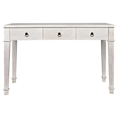 Noir Curba Desk in White Wash GDES111WH