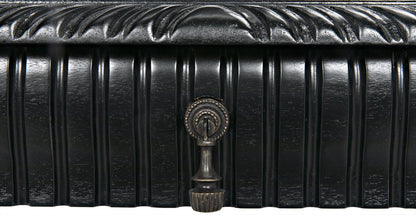 Noir Portuguese Desk in Hand Rubbed Black GDES115HB