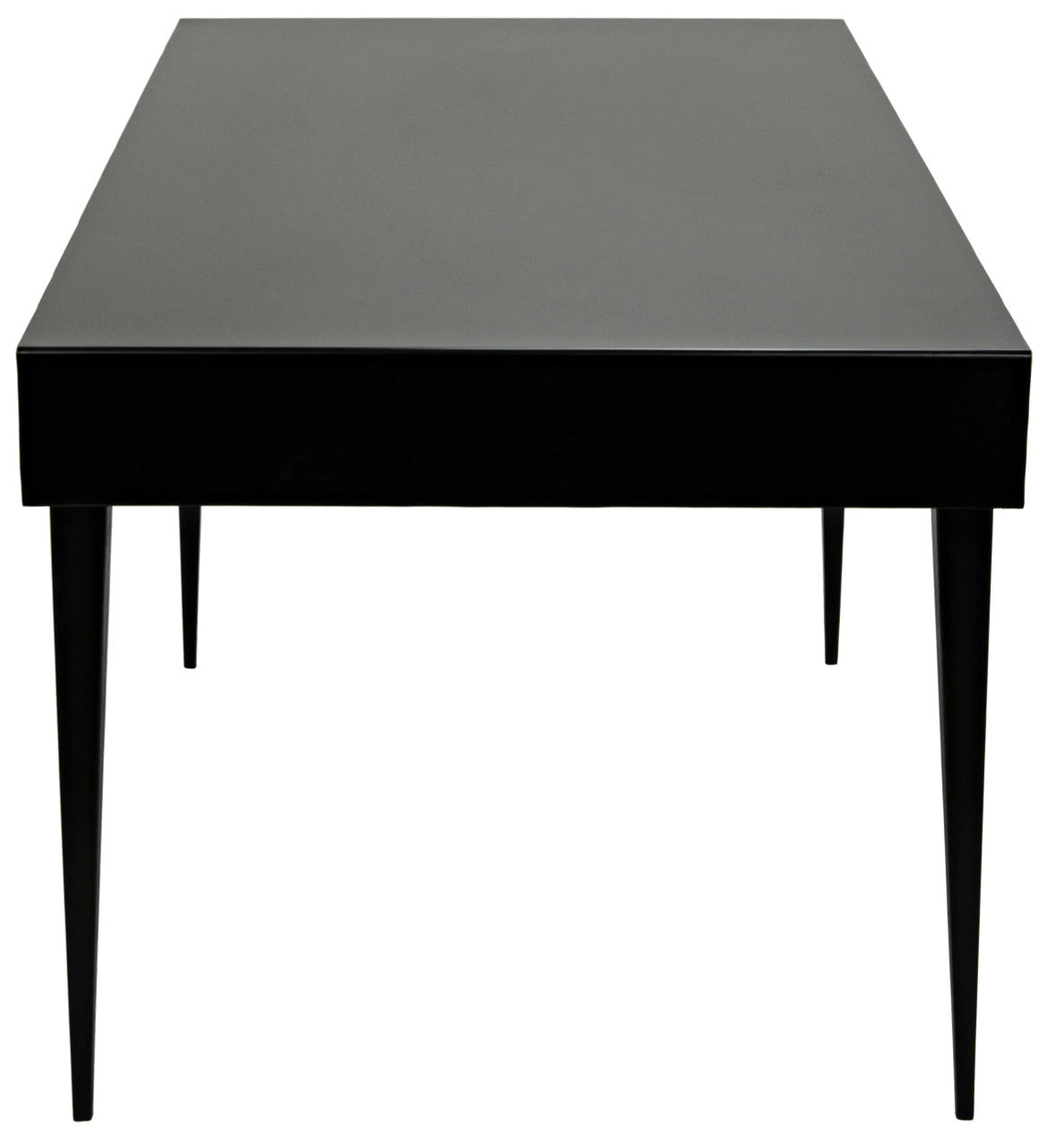 Noir Stiletto Desk in Matte Black GDES153MTB