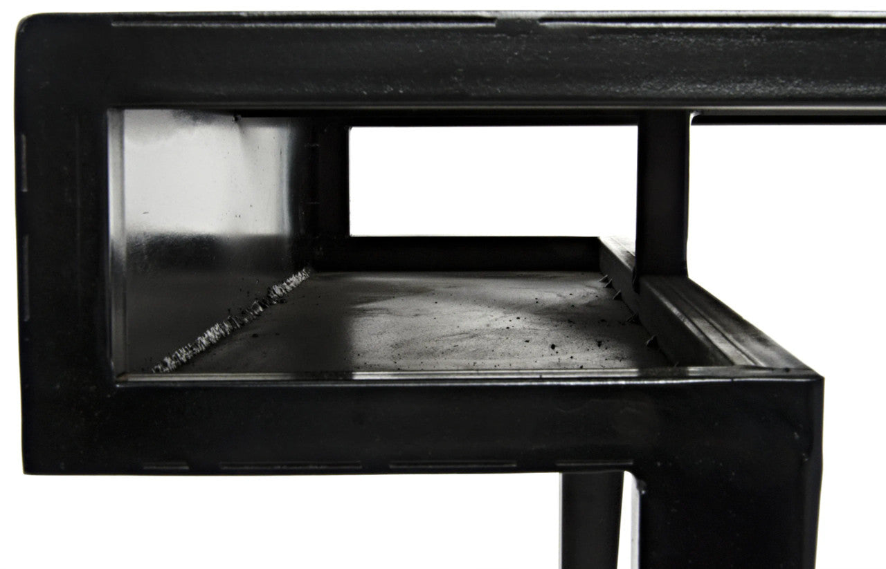 Noir Stiletto Desk in Matte Black GDES153MTB