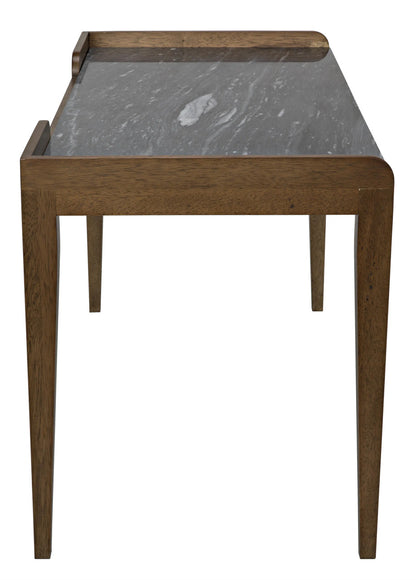 Noir Wod Ward Desk in Dark Walnut GDES161DW