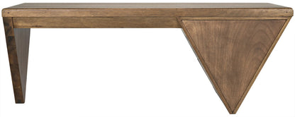 Noir Tetramo Desk in Dark Walnut GDES169DW