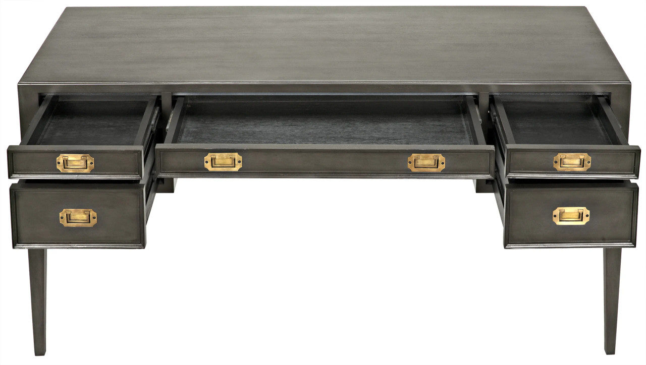 Noir Africa Desk in Pale GDES174P