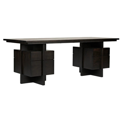 Noir Bridge Desk in Ebony Walnut GDES180EB