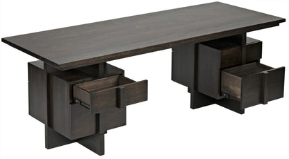 Noir Bridge Desk in Ebony Walnut GDES180EB