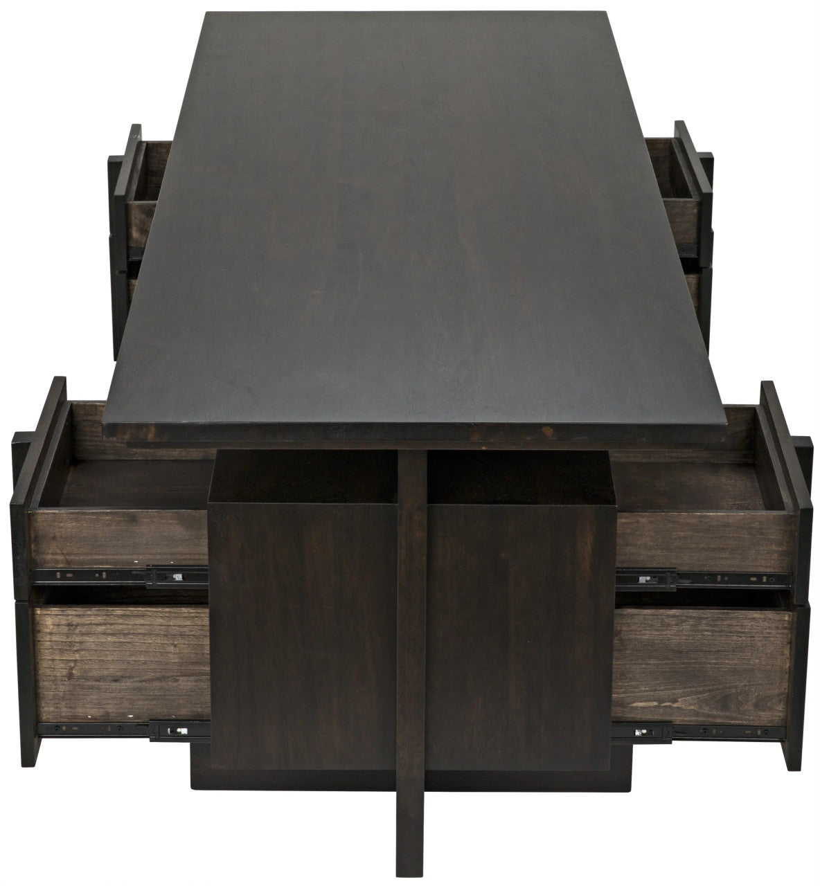 Noir Bridge Desk in Ebony Walnut GDES180EB