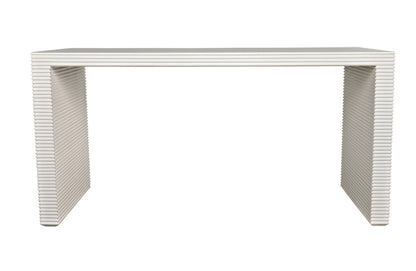 Noir Manhattan Desk in Solid White GDES189SW