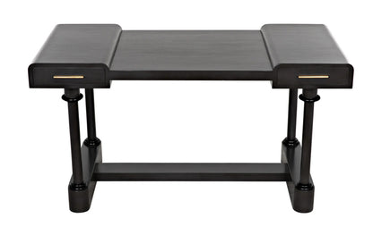 Noir Locarno Desk in Pale GDES190P