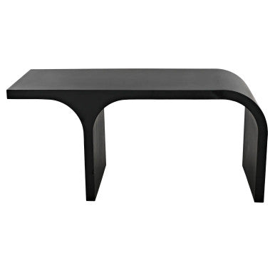 Noir Maximus Desk in Matte Black GDES192MTB