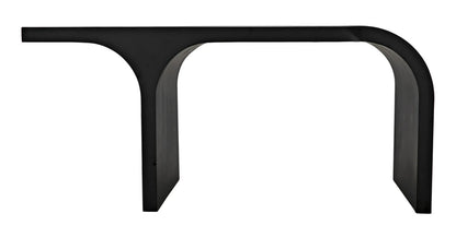 Noir Maximus Desk in Matte Black GDES192MTB