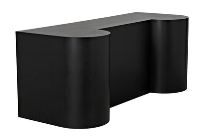 Noir Concierge Desk in Matte Black GDES197MTB