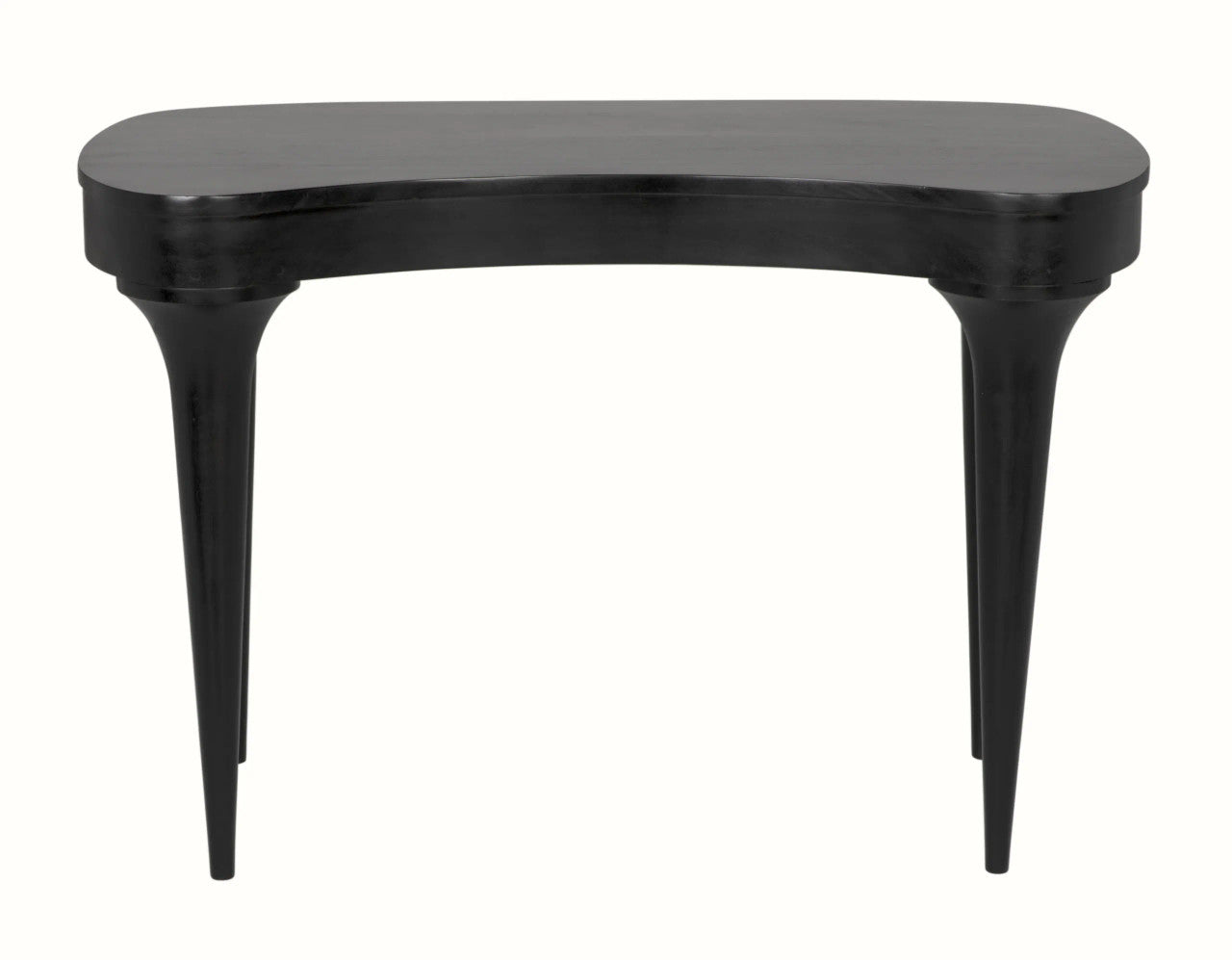 Noir Rennie Desk in Hand Rubbed Black GDES198HB