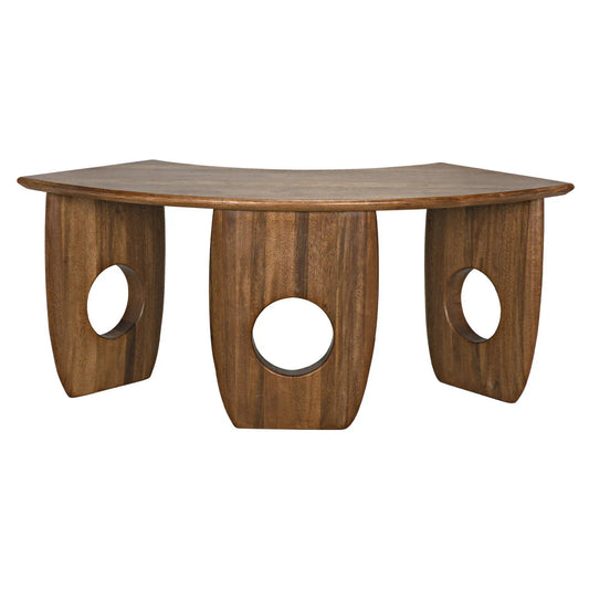 Noir Lobster Desk in Dark Walnut GDES199DW