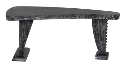 Noir Zigmund Desk in Cinder Black GDES201CB