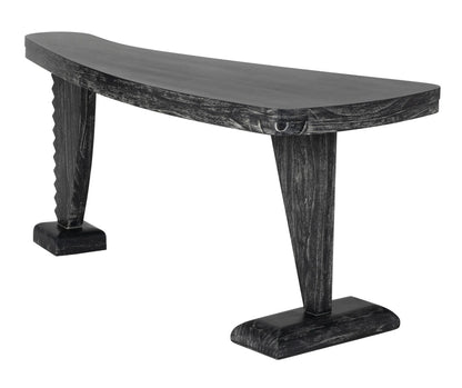 Noir Zigmund Desk in Cinder Black GDES201CB