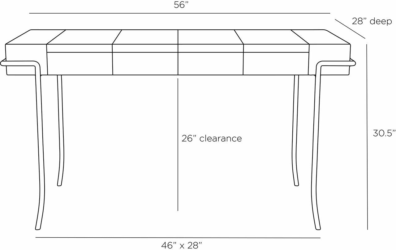 Arteriors Home Mosquito Desk GDFKI01