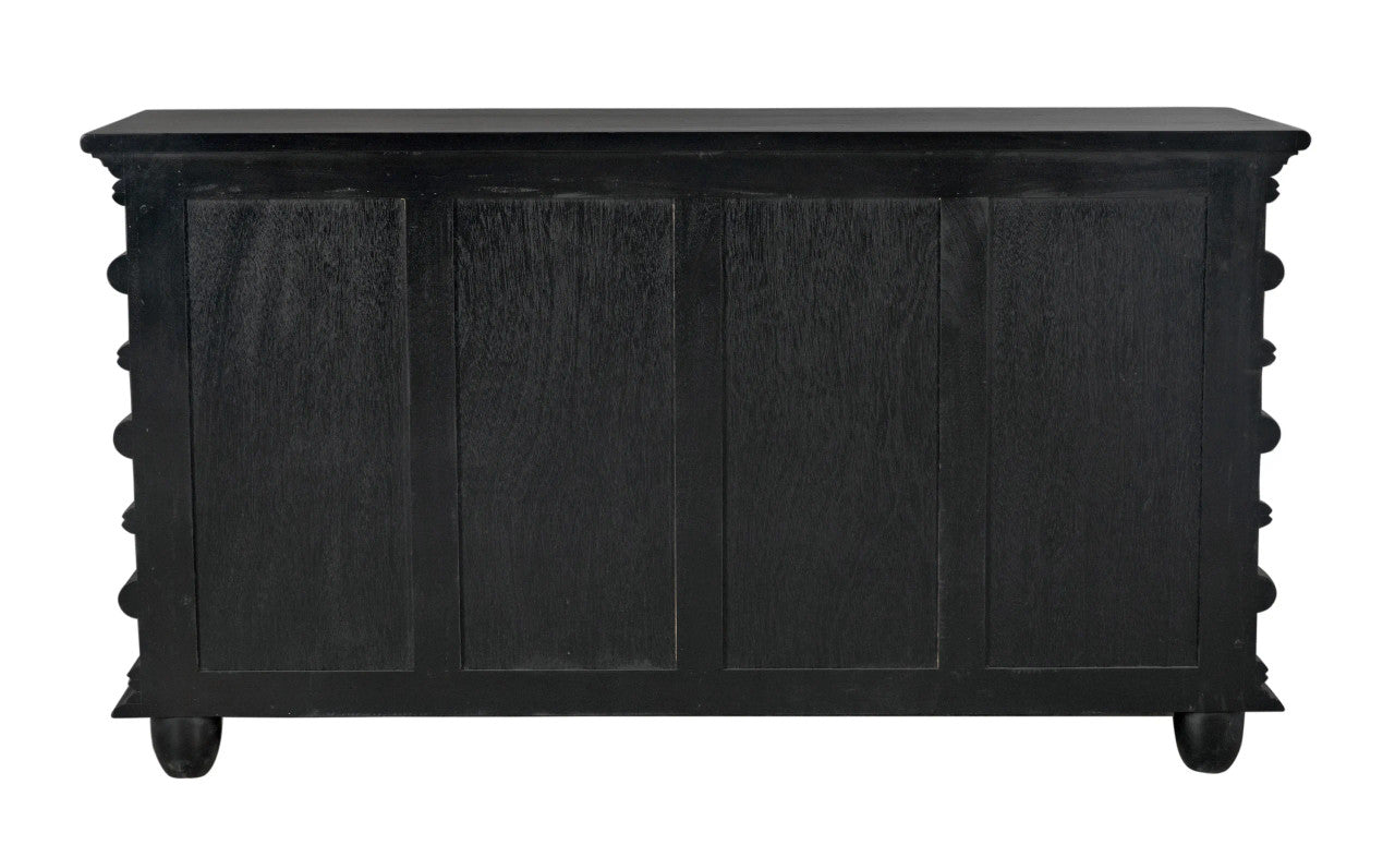 Noir Ascona Chest in Hand Rubbed Black GDRE120HB