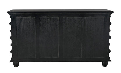 Noir Ascona Chest in Hand Rubbed Black GDRE120HB