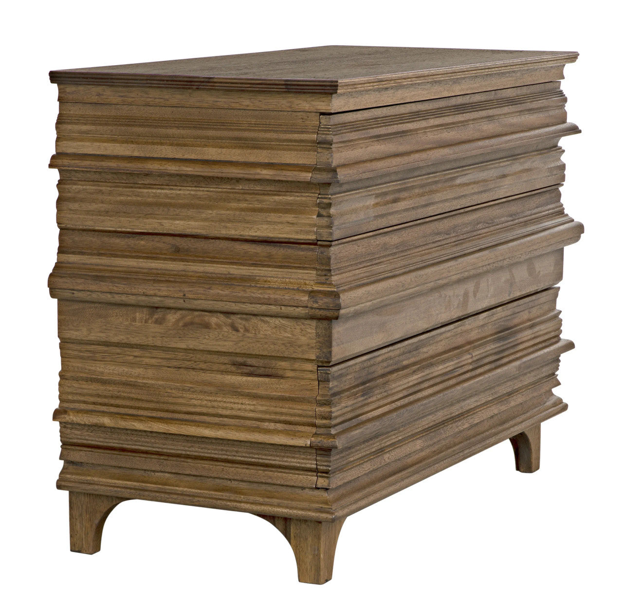 Noir Bernard Chest in Dark Walnut GDRE168DW