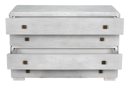 Noir Hofman Dresser in White Wash GDRE175WH