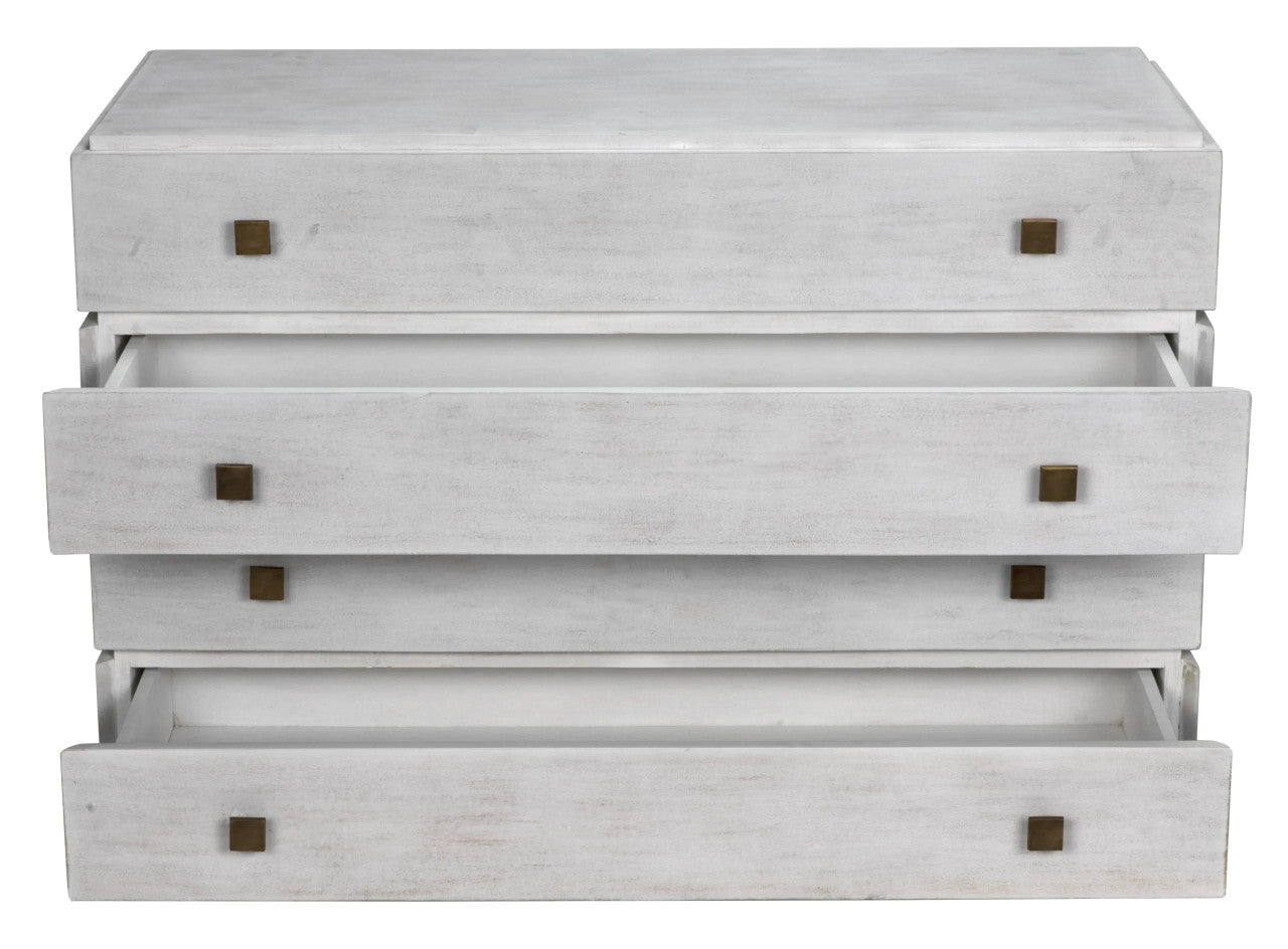 Noir Hofman Dresser in White Wash GDRE175WH