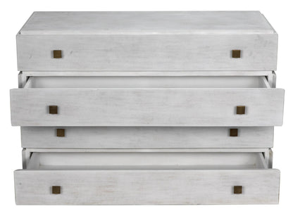 Noir Hofman Dresser in White Wash GDRE175WH