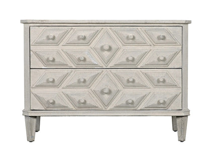 Noir Giza Dresser in White Weathered GDRE179WW