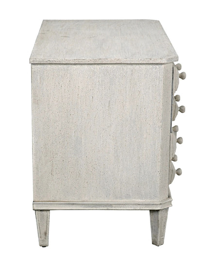 Noir Giza Dresser in White Weathered GDRE179WW