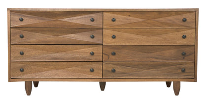 Noir Diamond Double Chest in Dark Walnut GDRE180-2DW