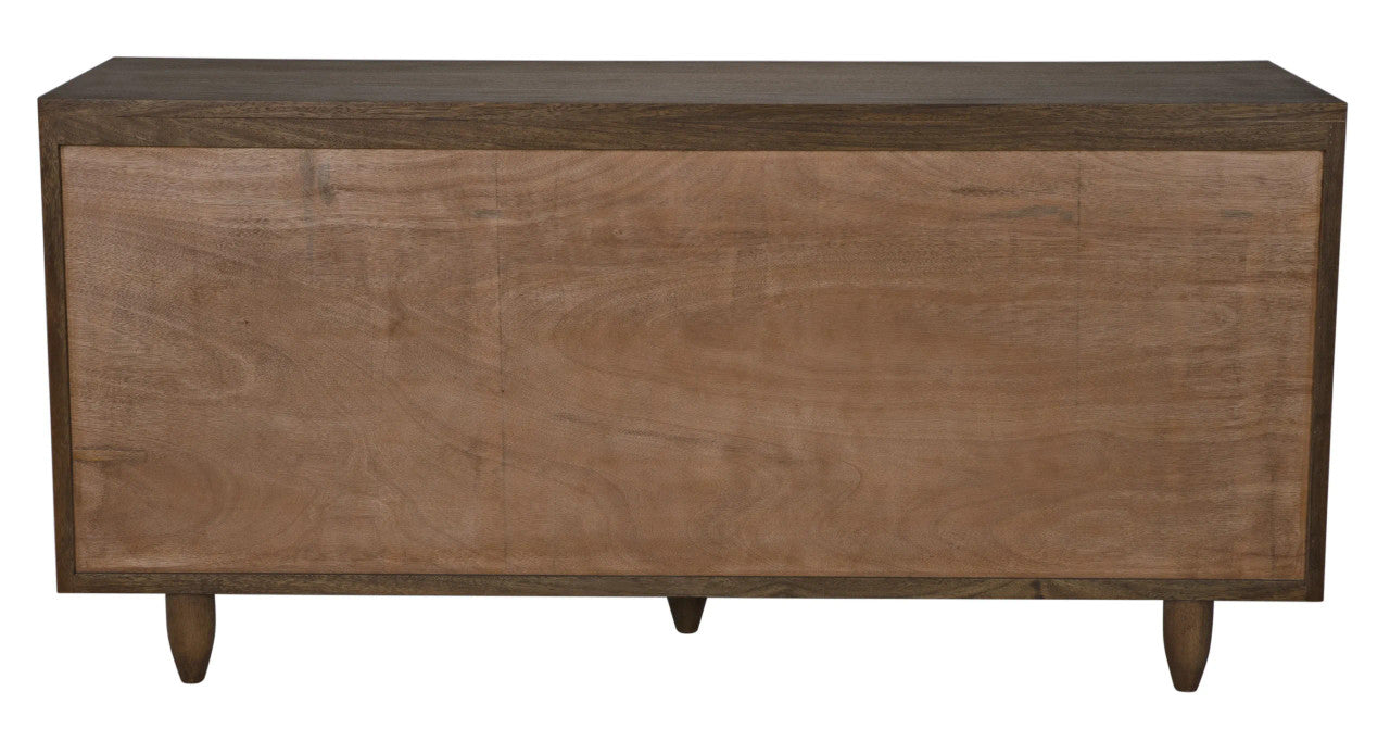 Noir Diamond Double Chest in Dark Walnut GDRE180-2DW