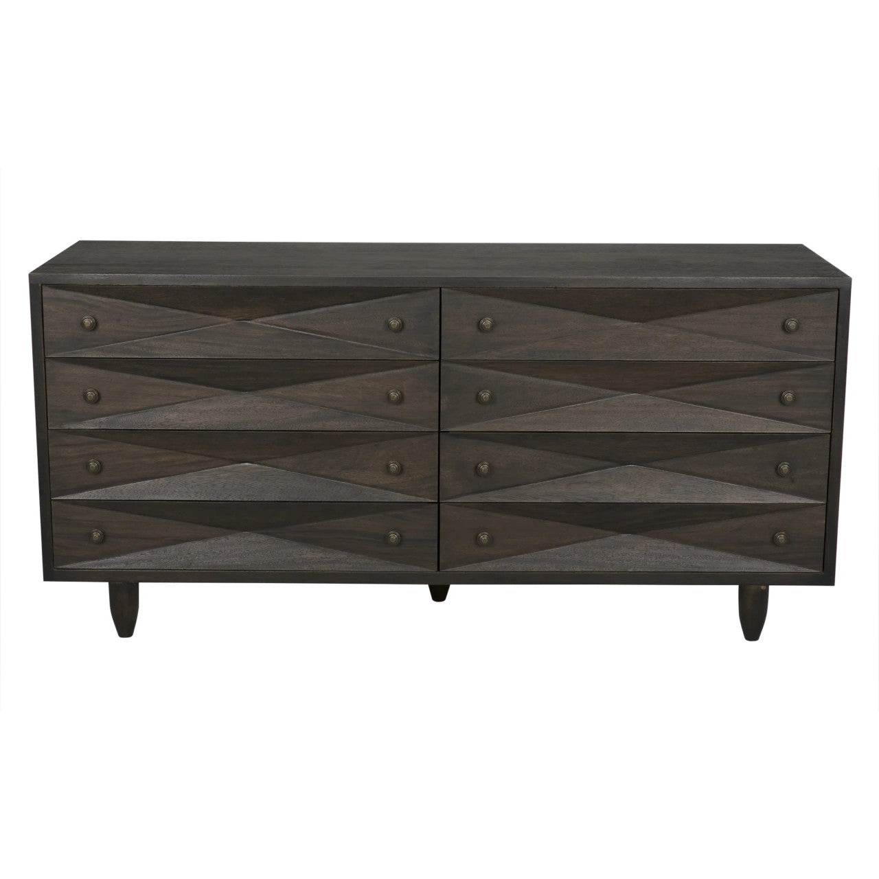 Noir Diamond Double Chest in Ebony Walnut GDRE180-2EB