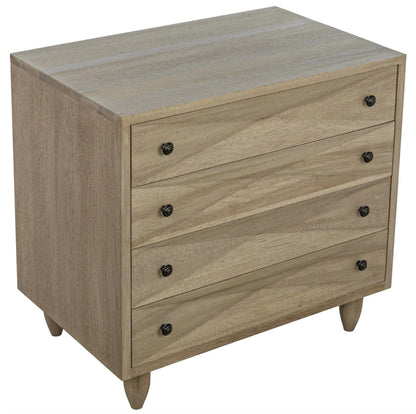 Noir Diamond Chest in Washed Walnut GDRE180WAW