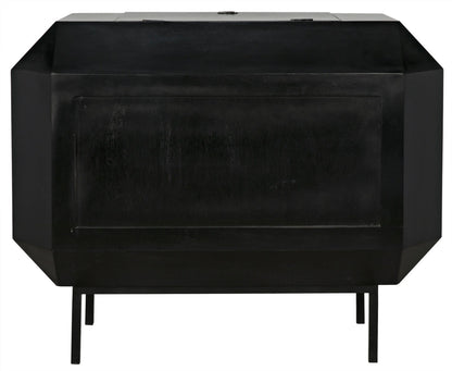 Noir Rhiana Dresser in Hand Rubbed Black GDRE224HB