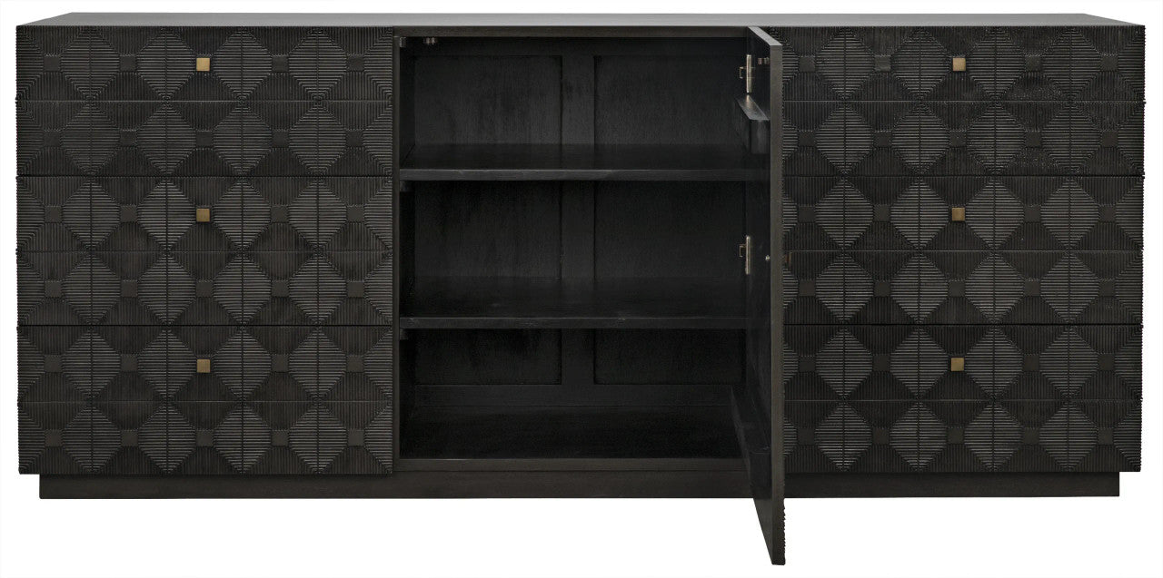 Noir Leon Dresser in Pale GDRE226P