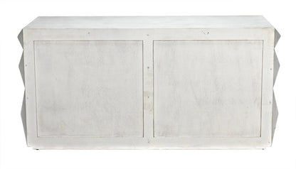 Noir Allegra Dresser in White Wash GDRE248WH