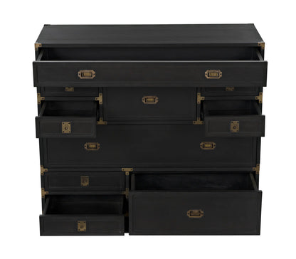 Noir Charles Chest in Pale GDRE249P