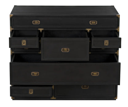 Noir Charles Chest in Pale GDRE249P