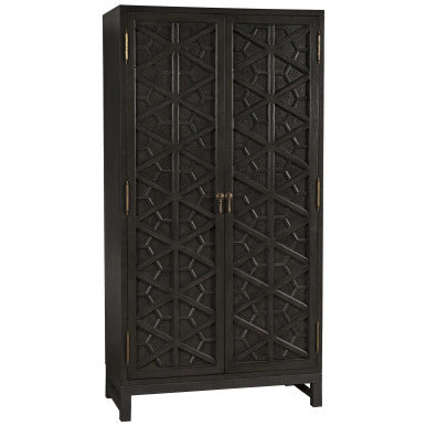 Noir Maharadscha Hutch in Pale w/ Matte Black Base GHUT118P-S