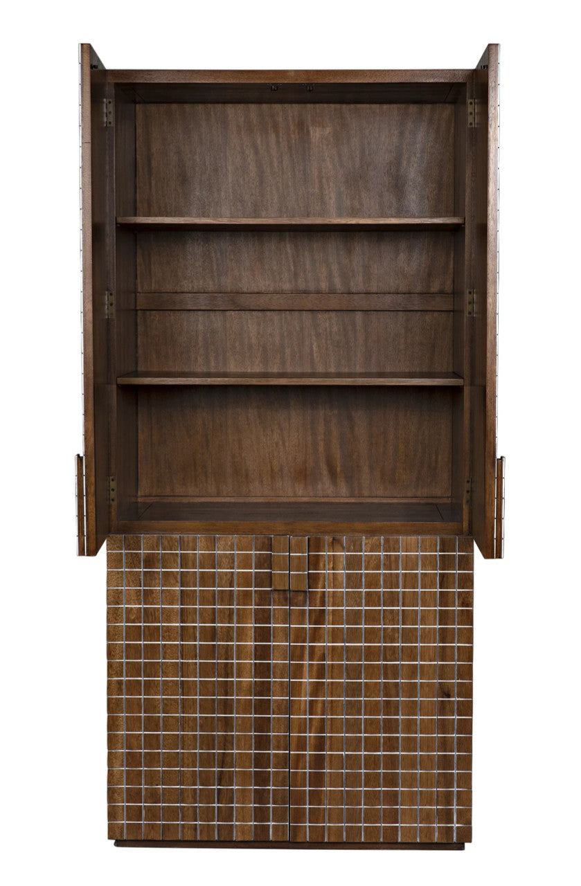 Noir Clash Hutch in Dark Walnut GHUT153