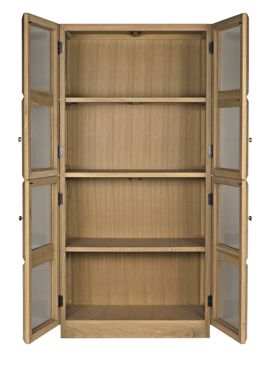 Noir Collins Hutch in Natural GHUT158WO