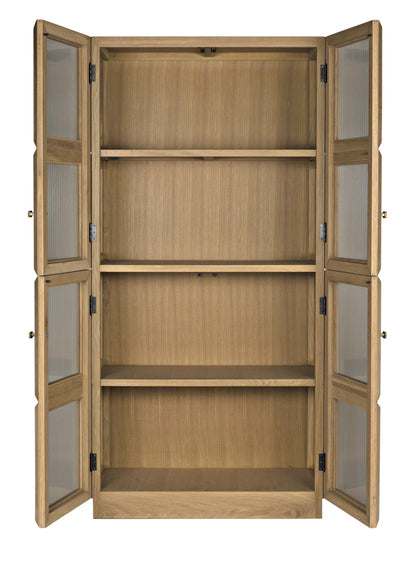 Noir Collins Hutch in Natural GHUT158WO