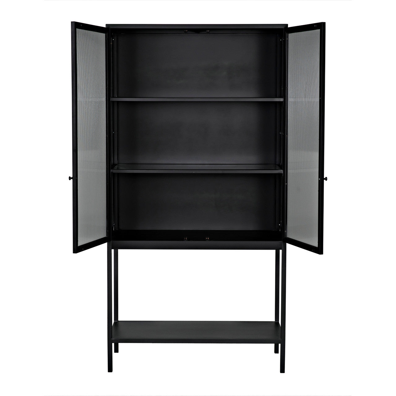 Noir Zane Cabinet in Matte Black GHUT163MTB