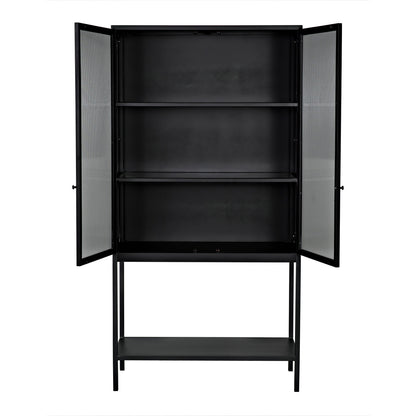 Noir Zane Cabinet in Matte Black GHUT163MTB