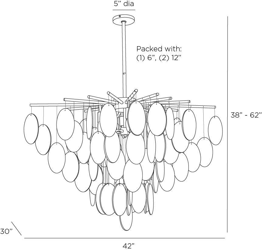 Arteriors Home Tiffany Chandelier GJDLC01